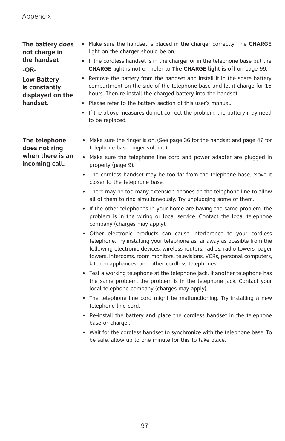 Appendix | AT&T EP5632 User Manual | Page 101 / 119