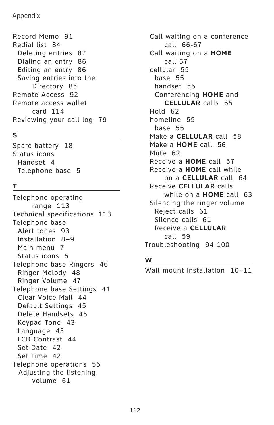 AT&T EP5632 User Manual | Page 116 / 119
