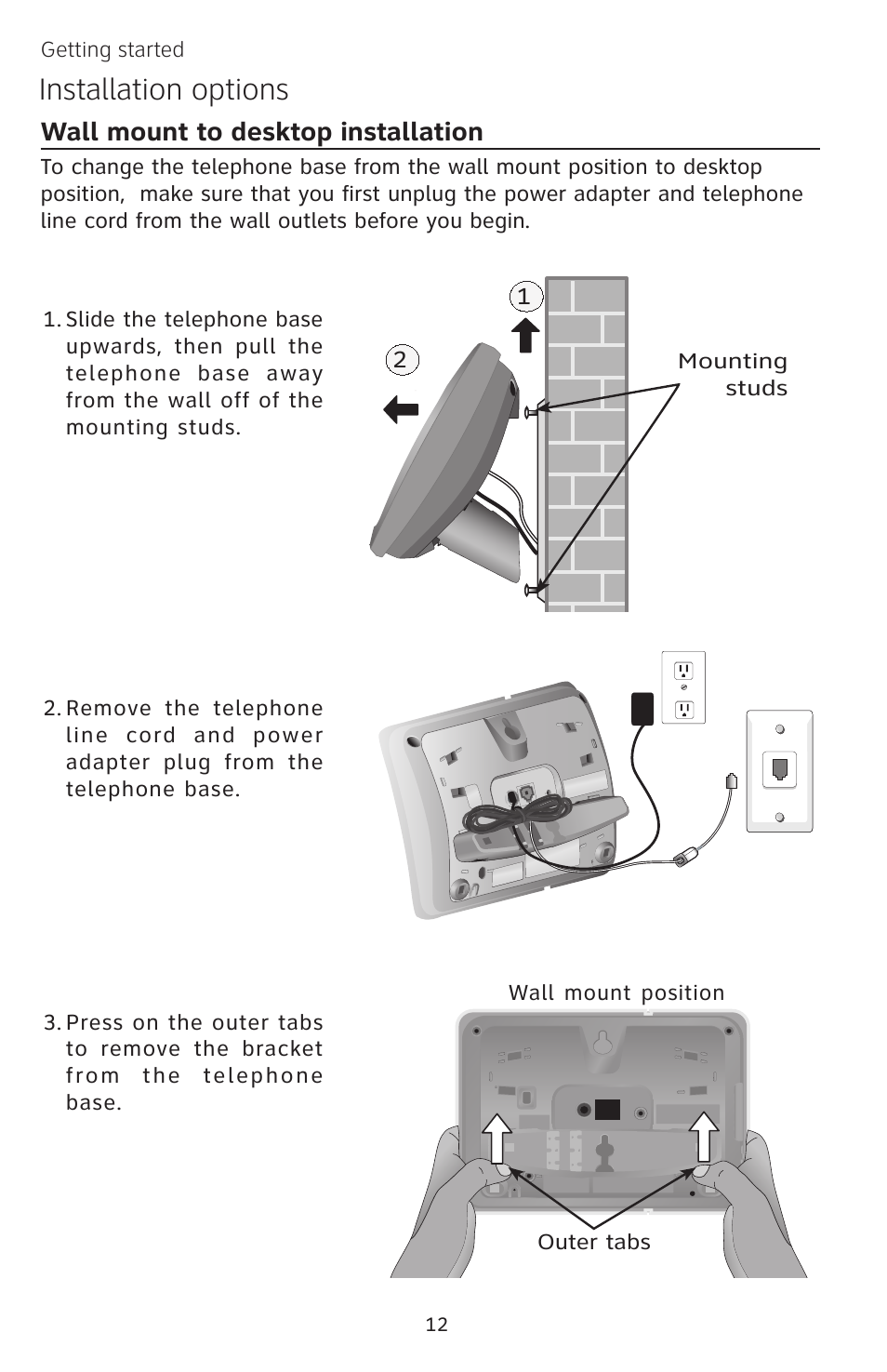 Installation options | AT&T EP5632 User Manual | Page 16 / 119