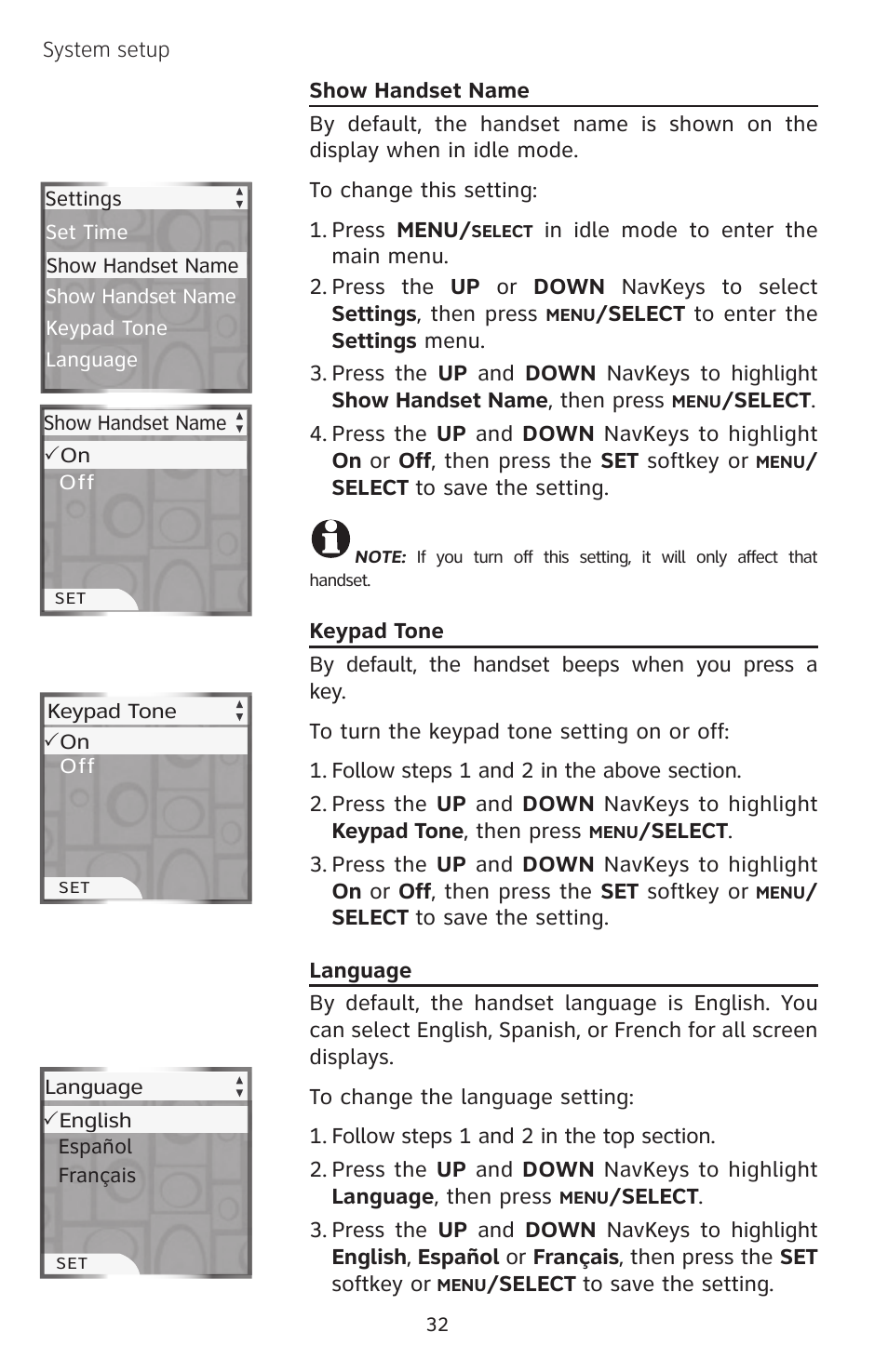 AT&T EP5632 User Manual | Page 36 / 119