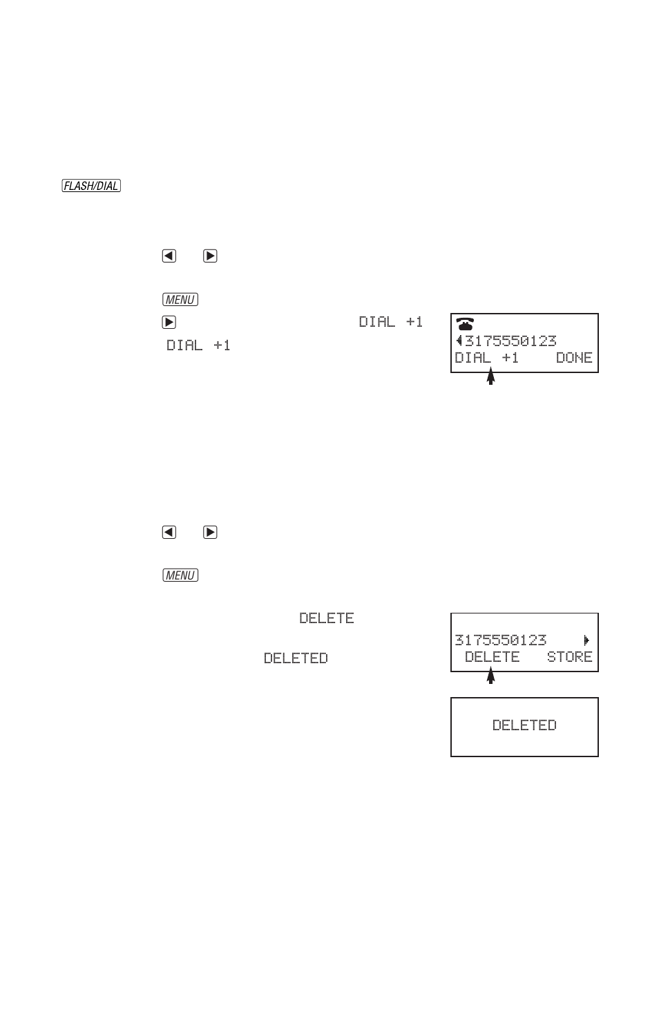 Caller id operation, Delete call records from call history | AT&T 900 MHz User Manual | Page 41 / 52