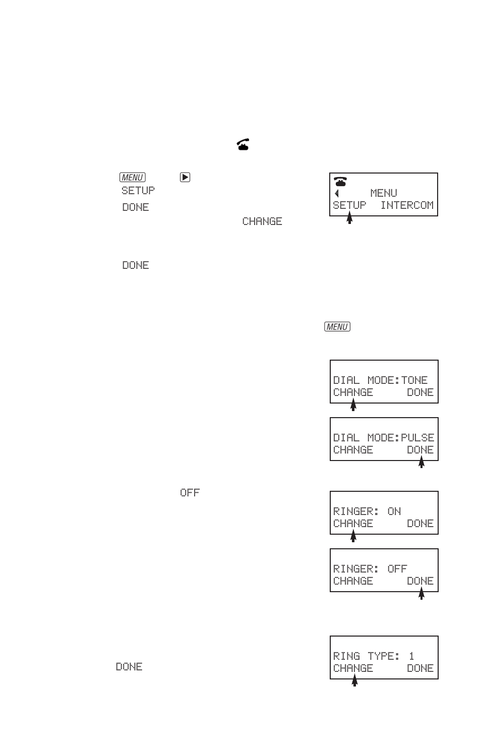 Feature setup, Telephone feature setup | AT&T 900 MHz User Manual | Page 9 / 52