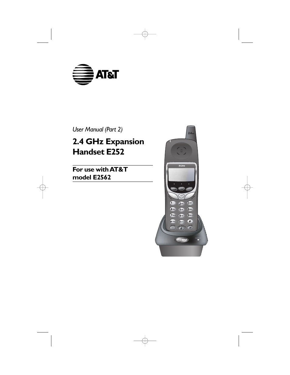 E252, 4 ghz expansion handset e252 | AT&T E2562 User Manual | Page 52 / 61