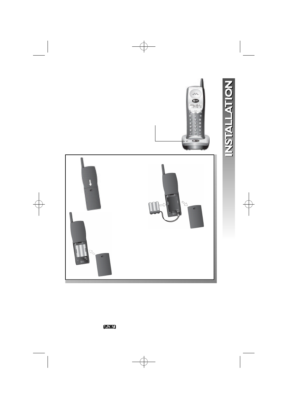 Handset charger installation, Connect the power cord, Install the handset battery | Charge the handset battery, Check for dial tone | AT&T 1185 User Manual | Page 10 / 50