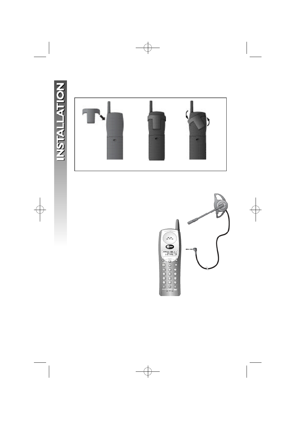Belt clip, Headset | AT&T 1185 User Manual | Page 11 / 50