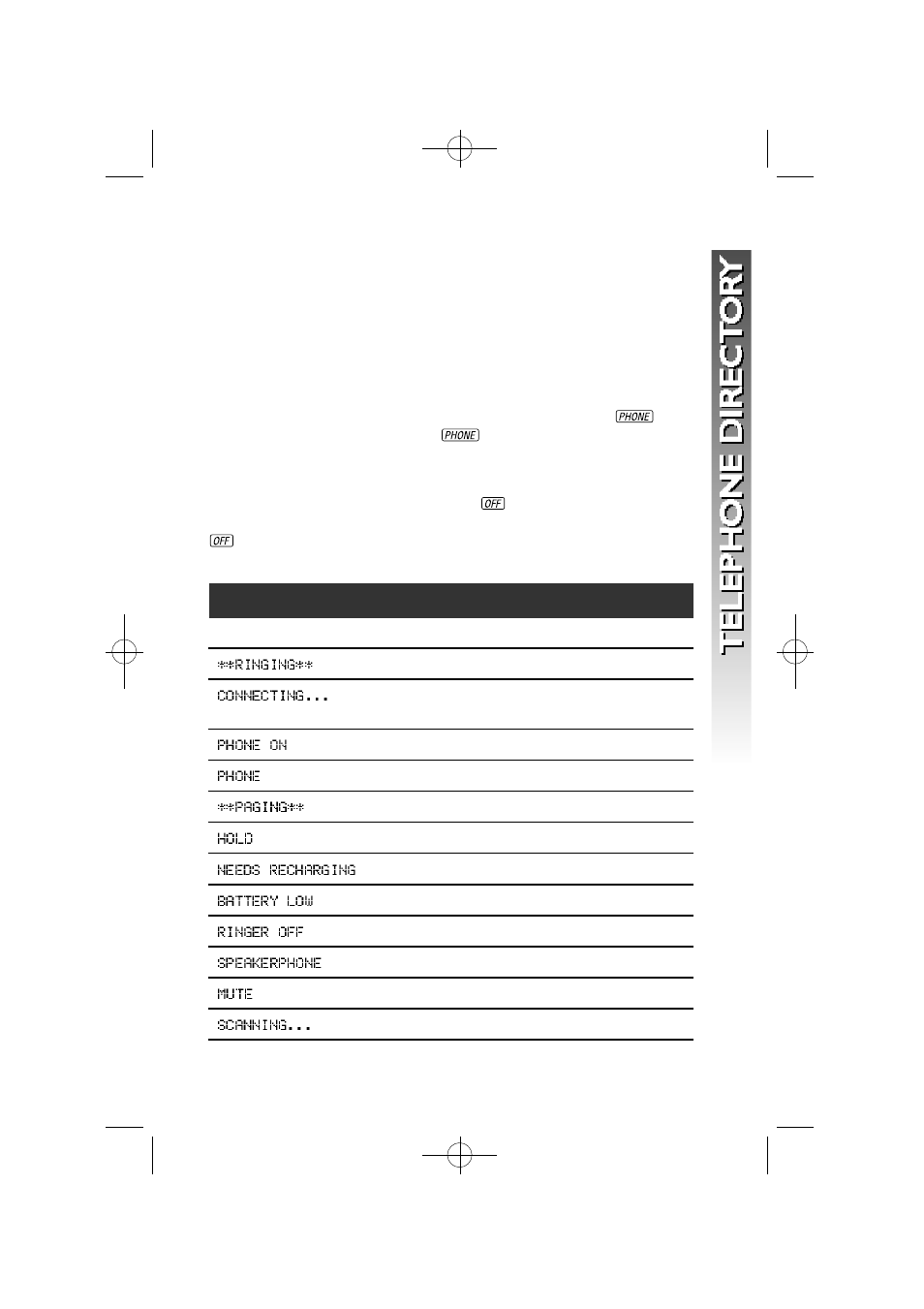 Operating range, Display screen messages (handset and base) | AT&T 1185 User Manual | Page 16 / 50