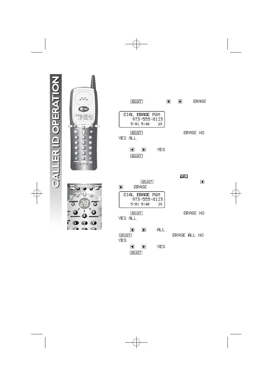 Delete records from call history | AT&T 1185 User Manual | Page 23 / 50