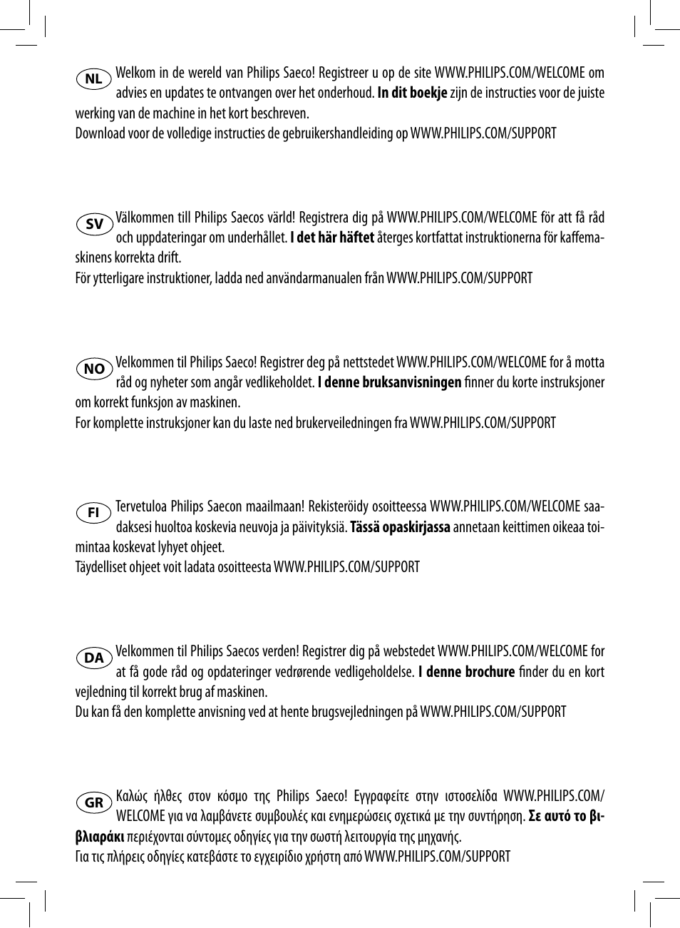Philips Saeco Intelia Evo Machine espresso Super Automatique User Manual | Page 48 / 96