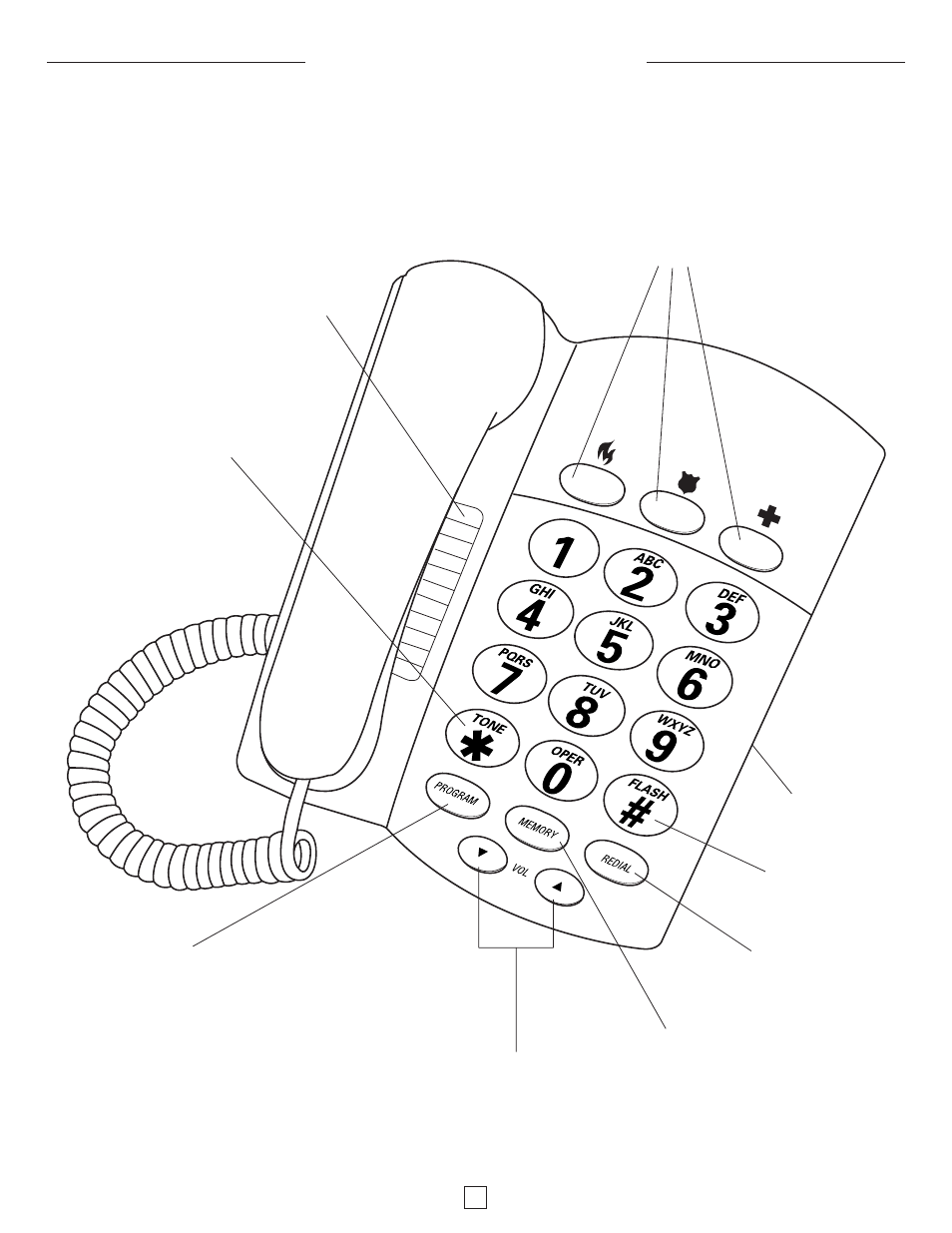 Telephone operation | AT&T 905 User Manual | Page 3 / 6