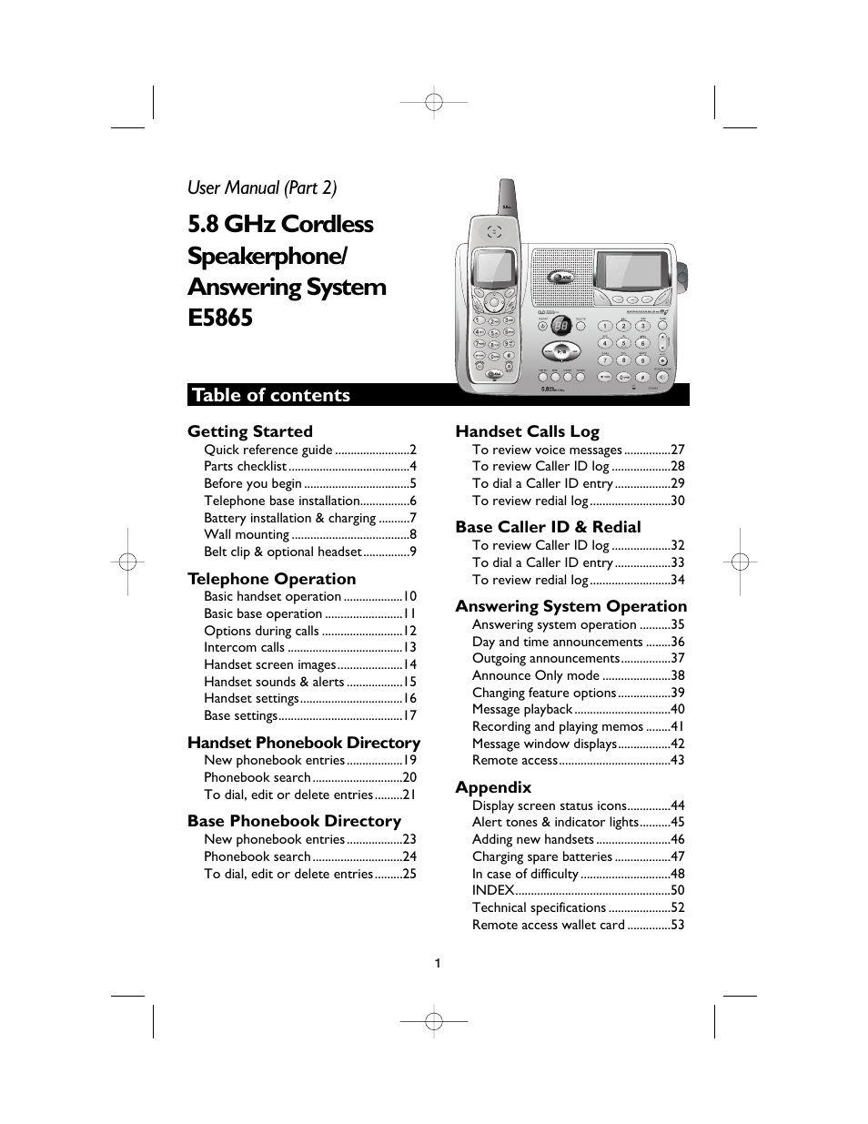 AT&T E5900B User Manual | Page 3 / 77