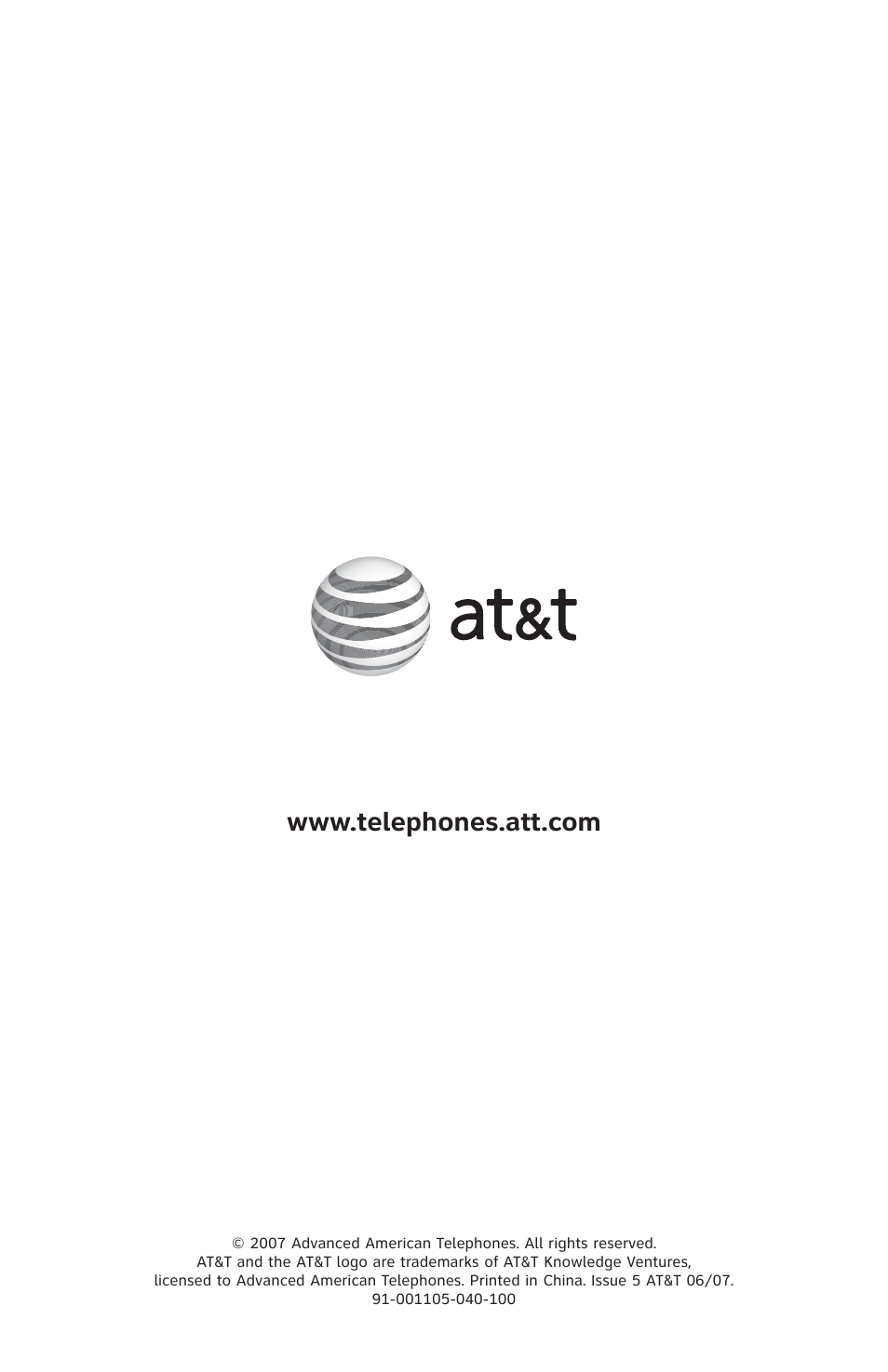 AT&T 91-001105-040-100 User Manual | Page 55 / 55