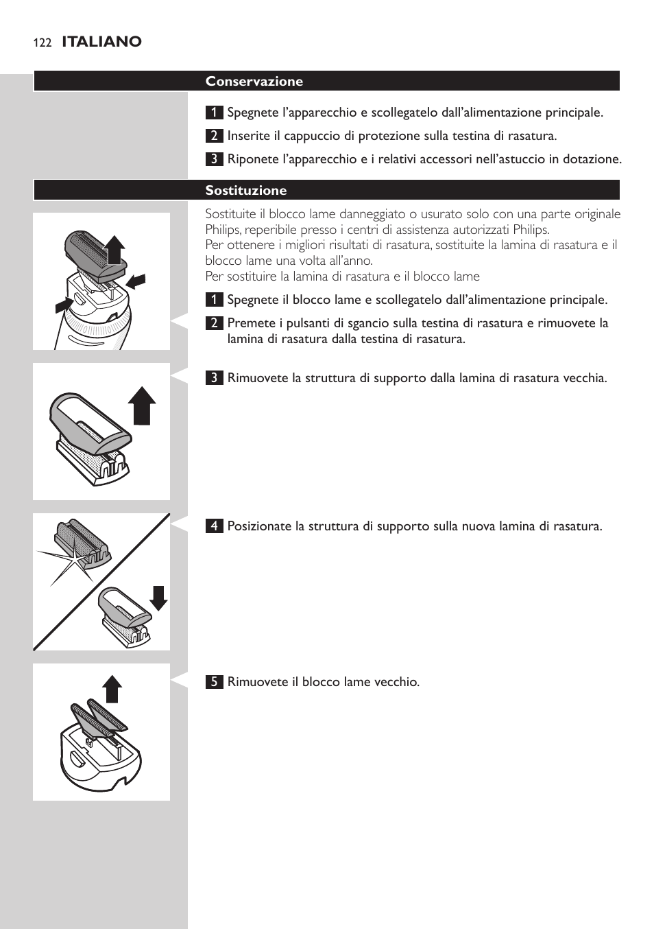 Philips Do-It-Yourself clipper Se tondre les cheveux soi-même User Manual | Page 122 / 150