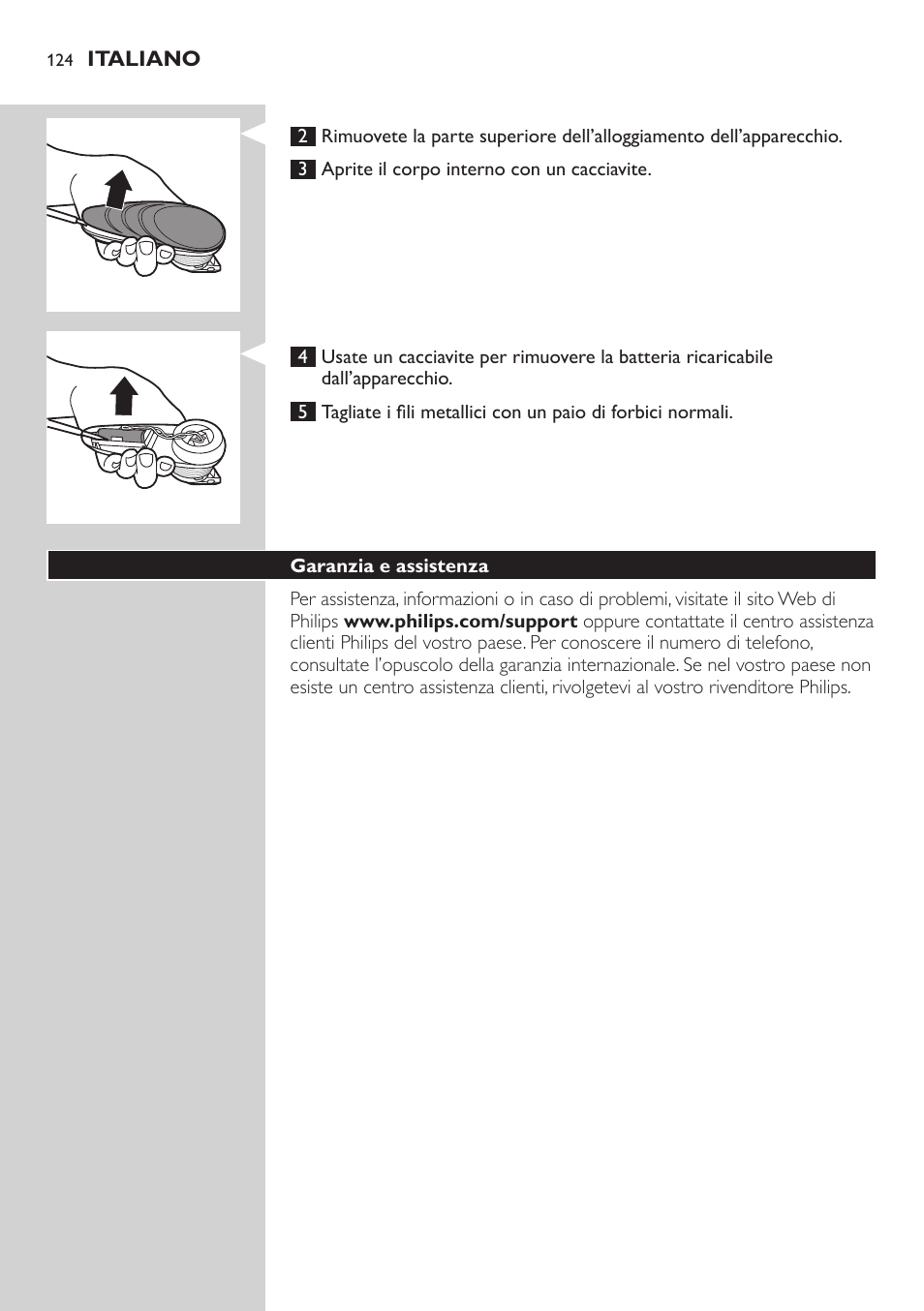 Philips Do-It-Yourself clipper Se tondre les cheveux soi-même User Manual | Page 124 / 150
