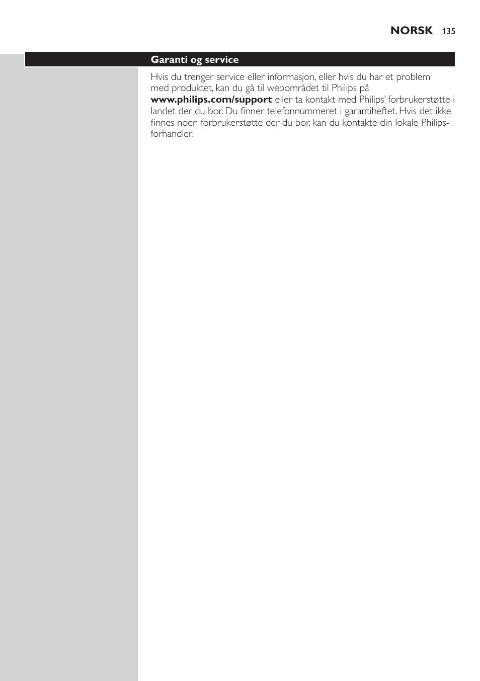 Philips Do-It-Yourself clipper Se tondre les cheveux soi-même User Manual | Page 135 / 150