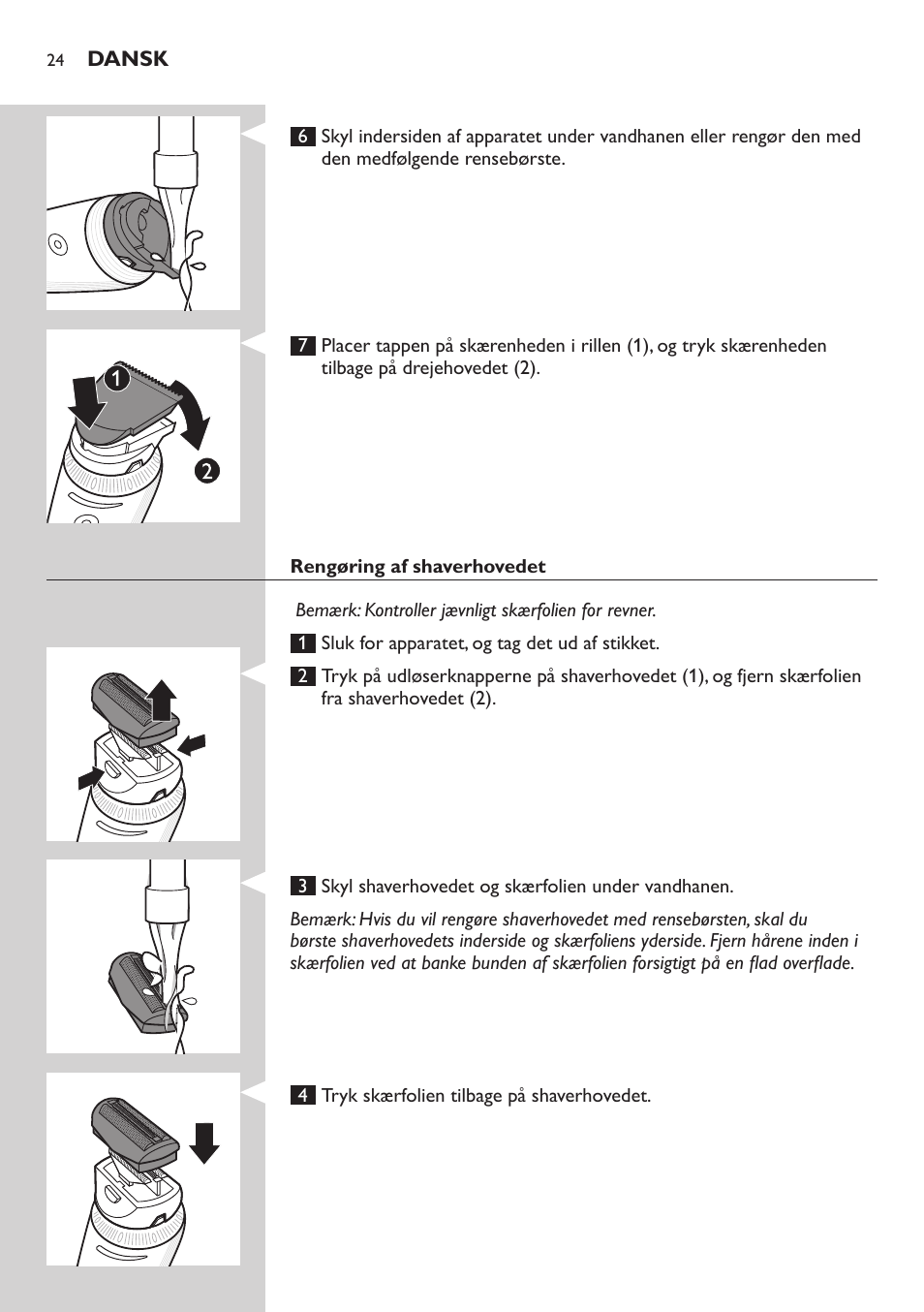 Philips Do-It-Yourself clipper Se tondre les cheveux soi-même User Manual | Page 24 / 150