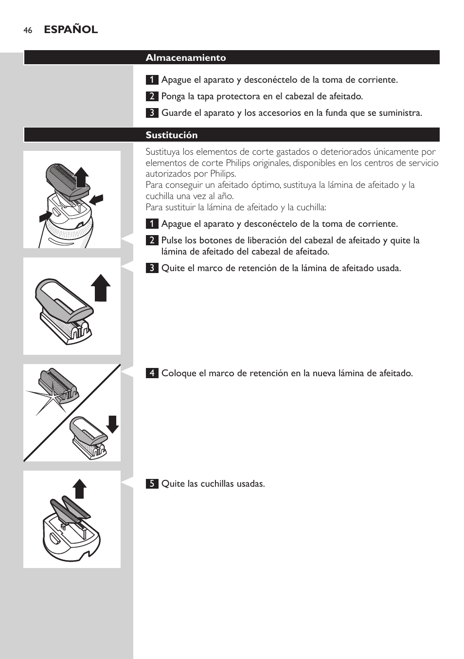 Philips Do-It-Yourself clipper Se tondre les cheveux soi-même User Manual | Page 46 / 150
