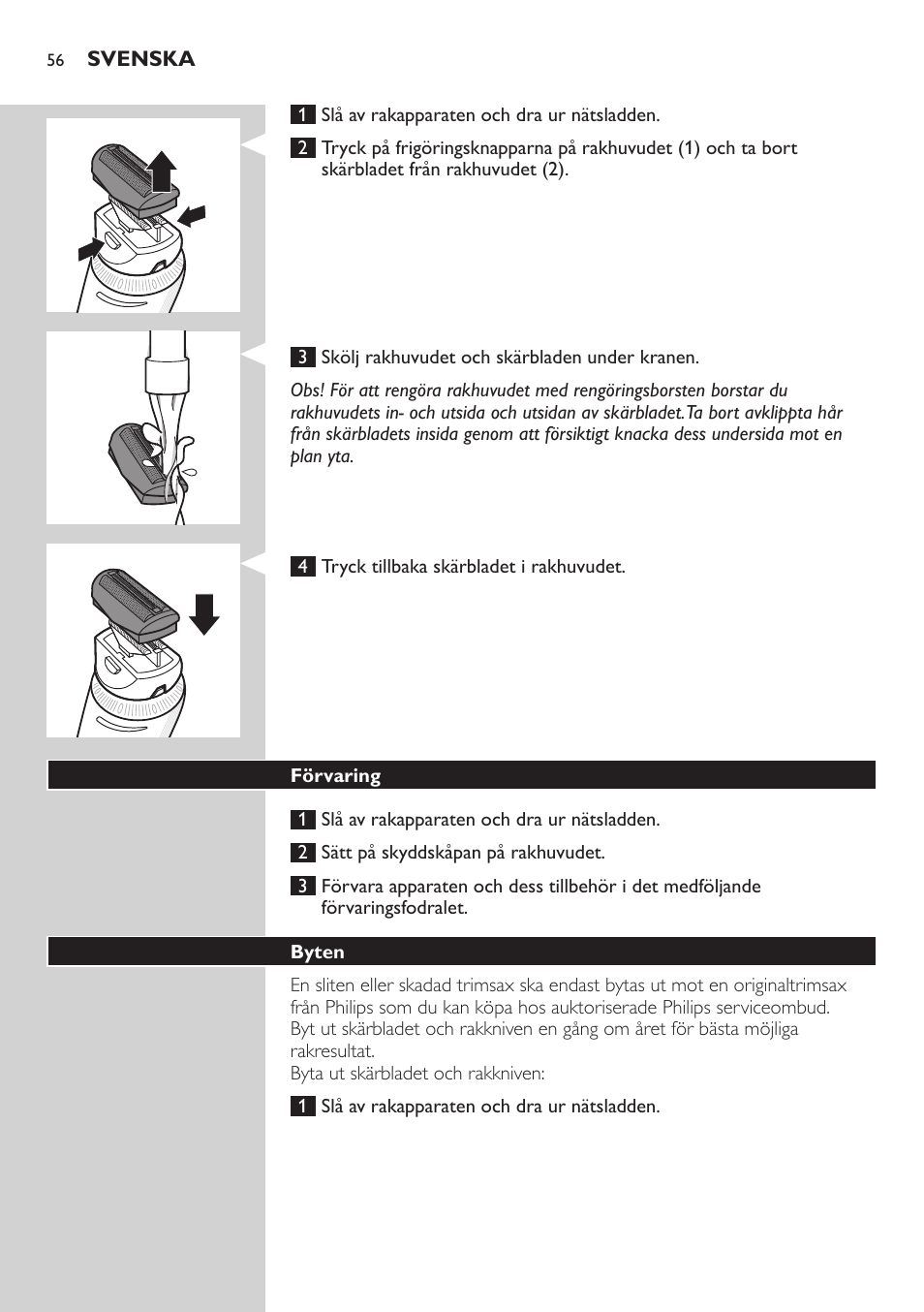 Philips Do-It-Yourself clipper Se tondre les cheveux soi-même User Manual | Page 56 / 150