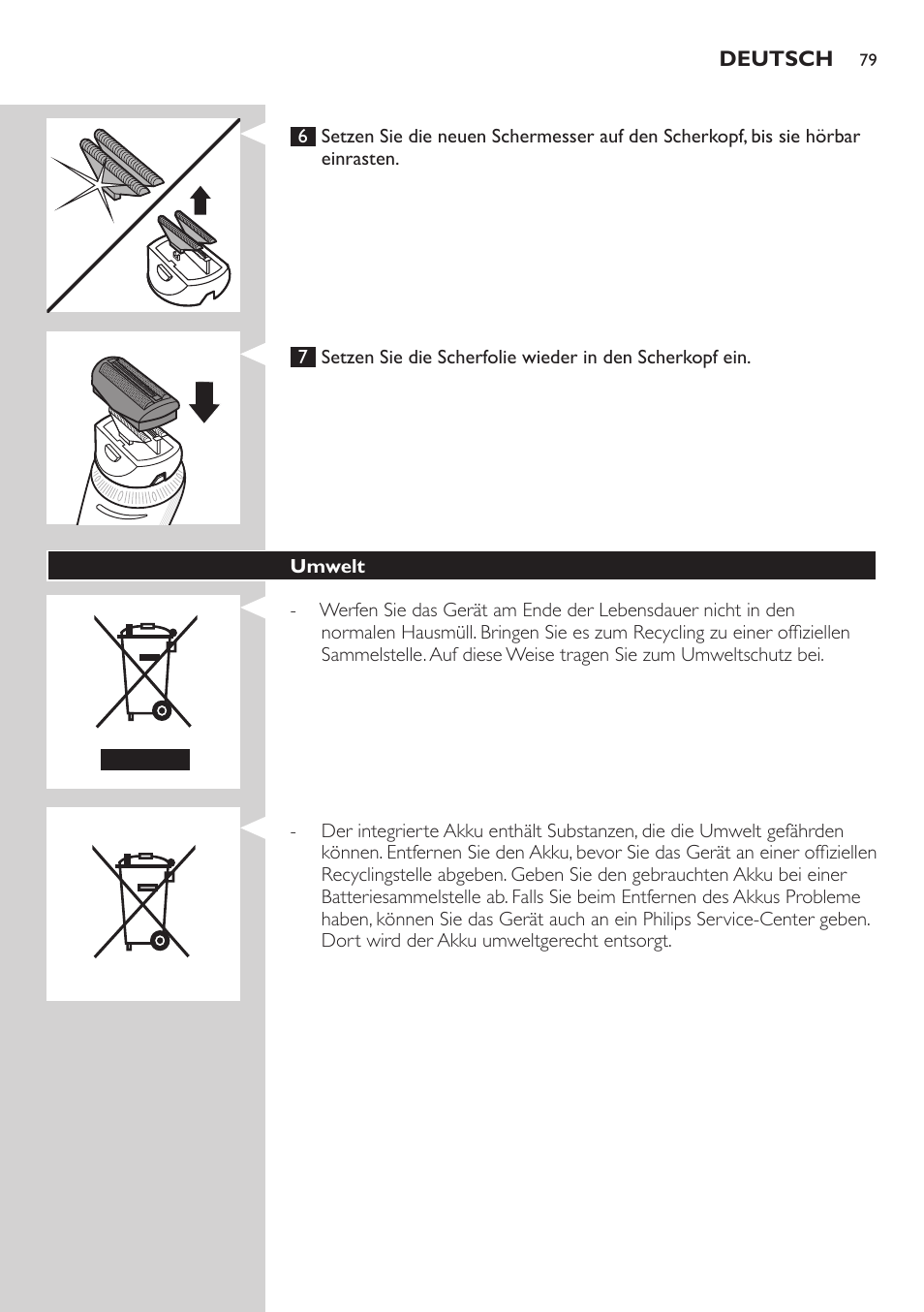 Philips Do-It-Yourself clipper Se tondre les cheveux soi-même User Manual | Page 79 / 150