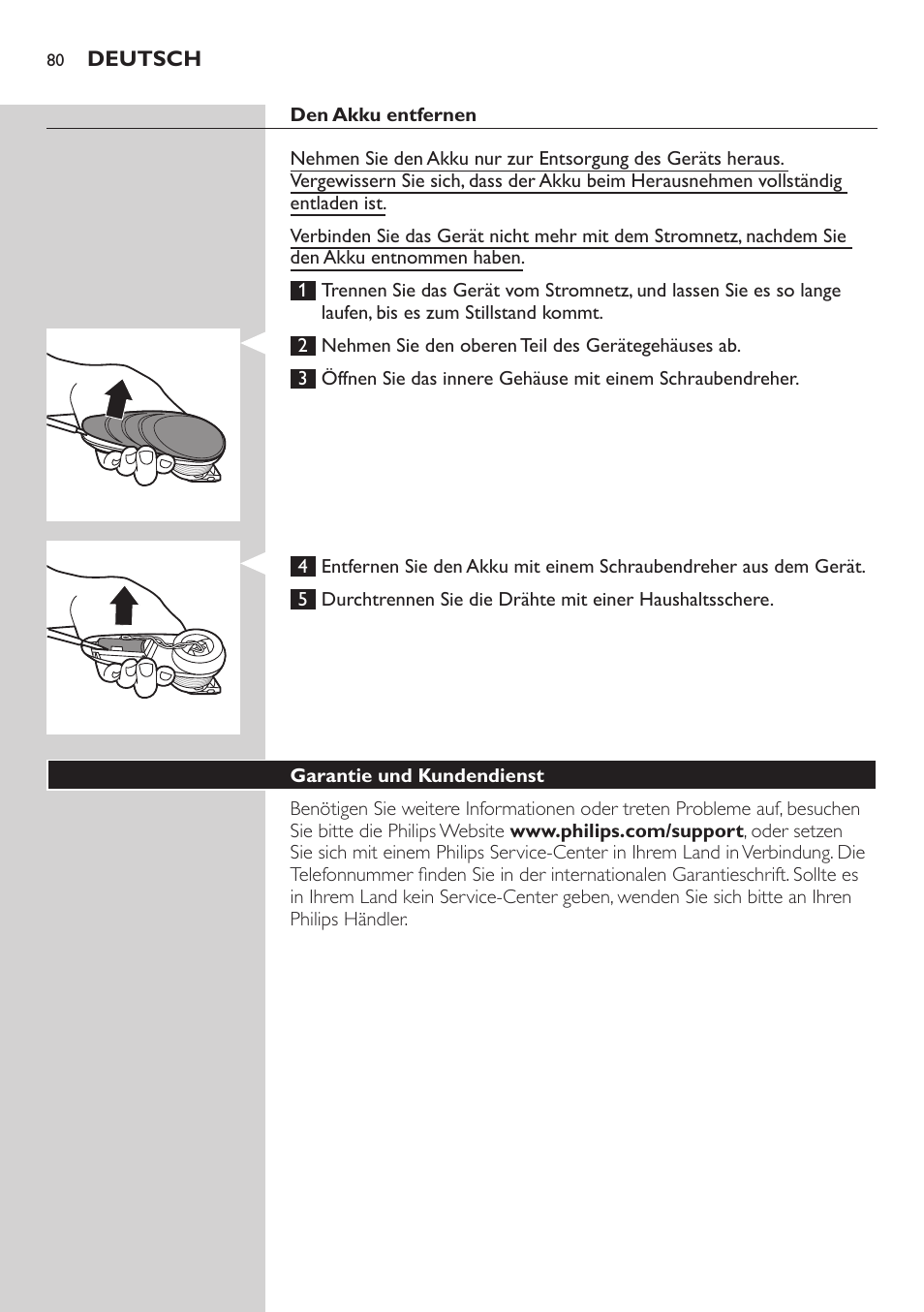 Philips Do-It-Yourself clipper Se tondre les cheveux soi-même User Manual | Page 80 / 150