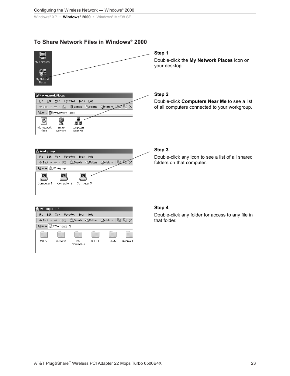 AT&T Turbo 802.11b User Manual | Page 23 / 38