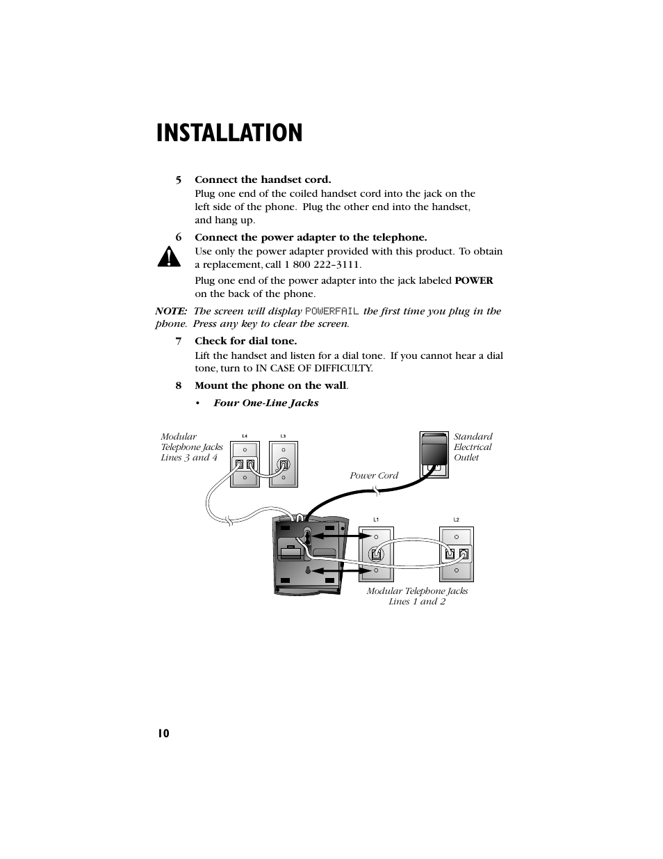Installation | AT&T 944 User Manual | Page 11 / 43