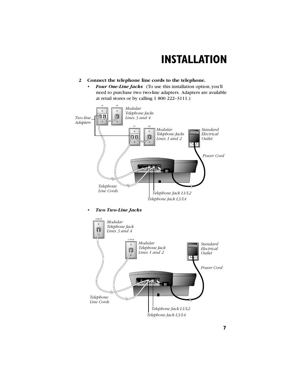 Installation | AT&T 944 User Manual | Page 8 / 43