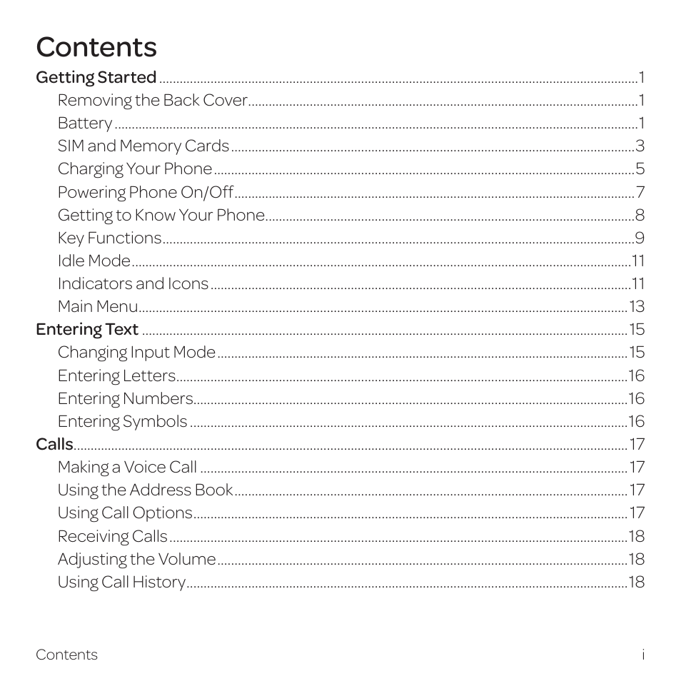 AT&T Z331 User Manual | Page 3 / 84