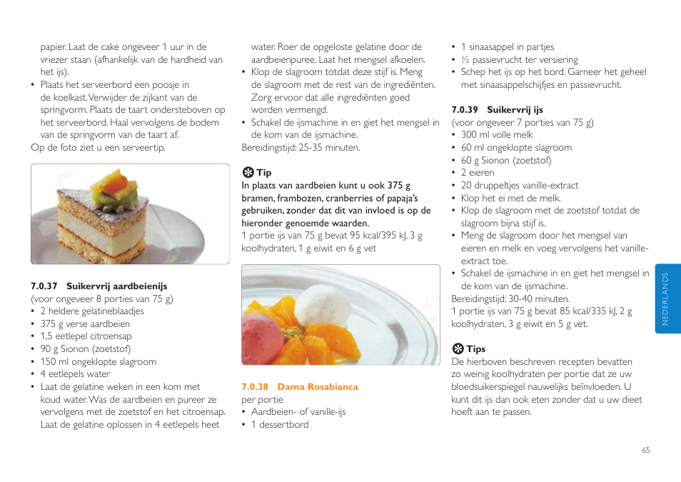 Philips Sorbetière User Manual | Page 65 / 84