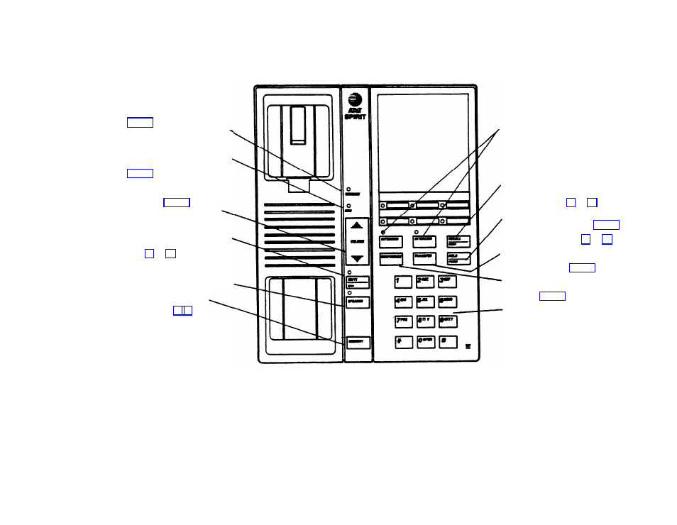 Button telephone | AT&T Spirit Communications System User Manual | Page 9 / 44