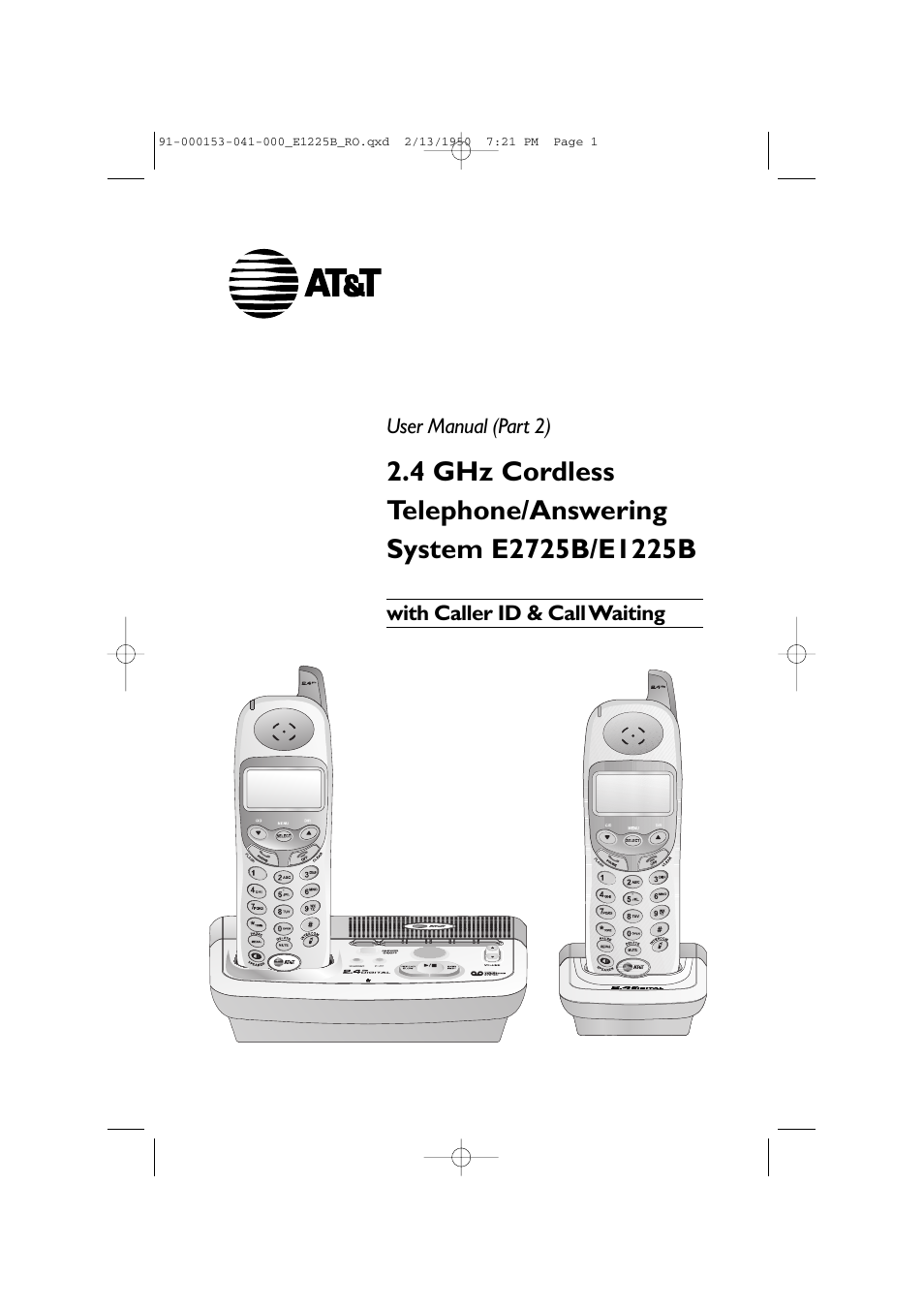 AT&T E2725B User Manual | 39 pages