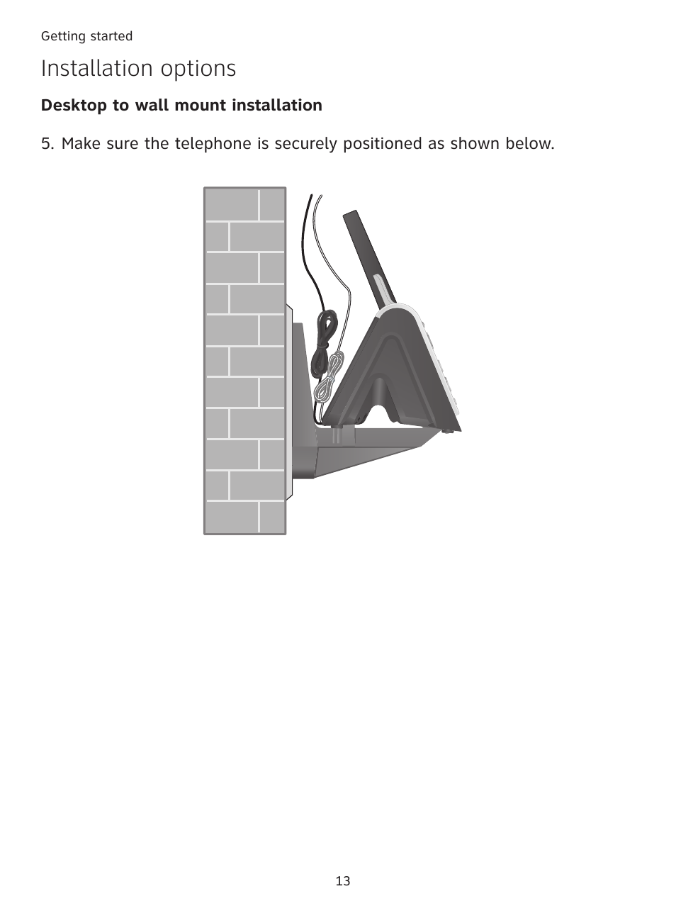 Installation options | AT&T DECT TL91278 User Manual | Page 18 / 91