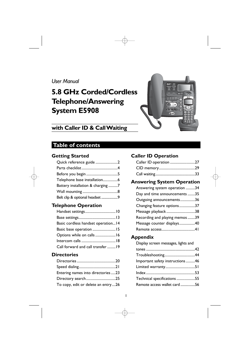 AT&T E5908 User Manual | Page 5 / 62