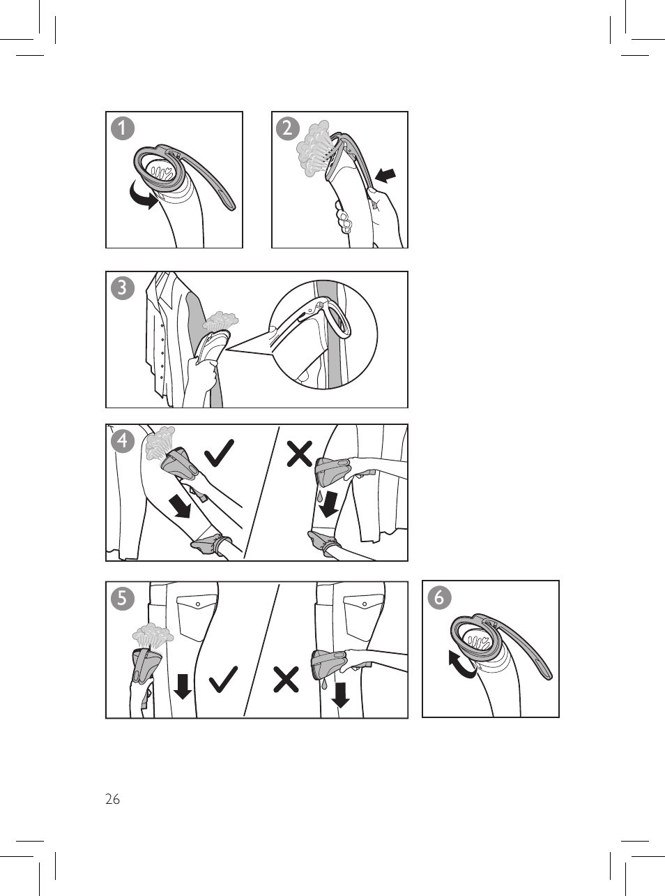 Philips Défroisseur User Manual | Page 26 / 45