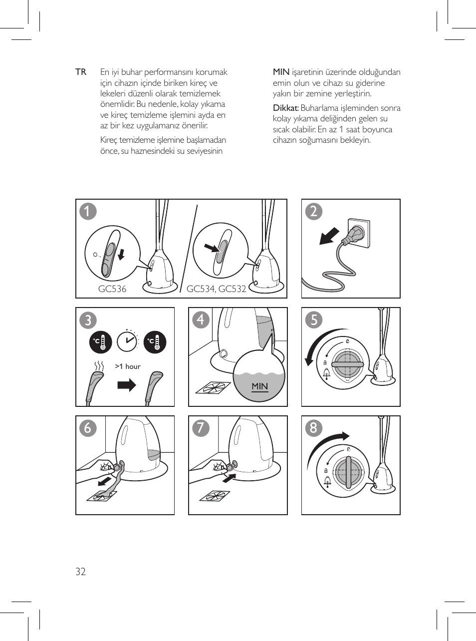 Philips Défroisseur User Manual | Page 32 / 45