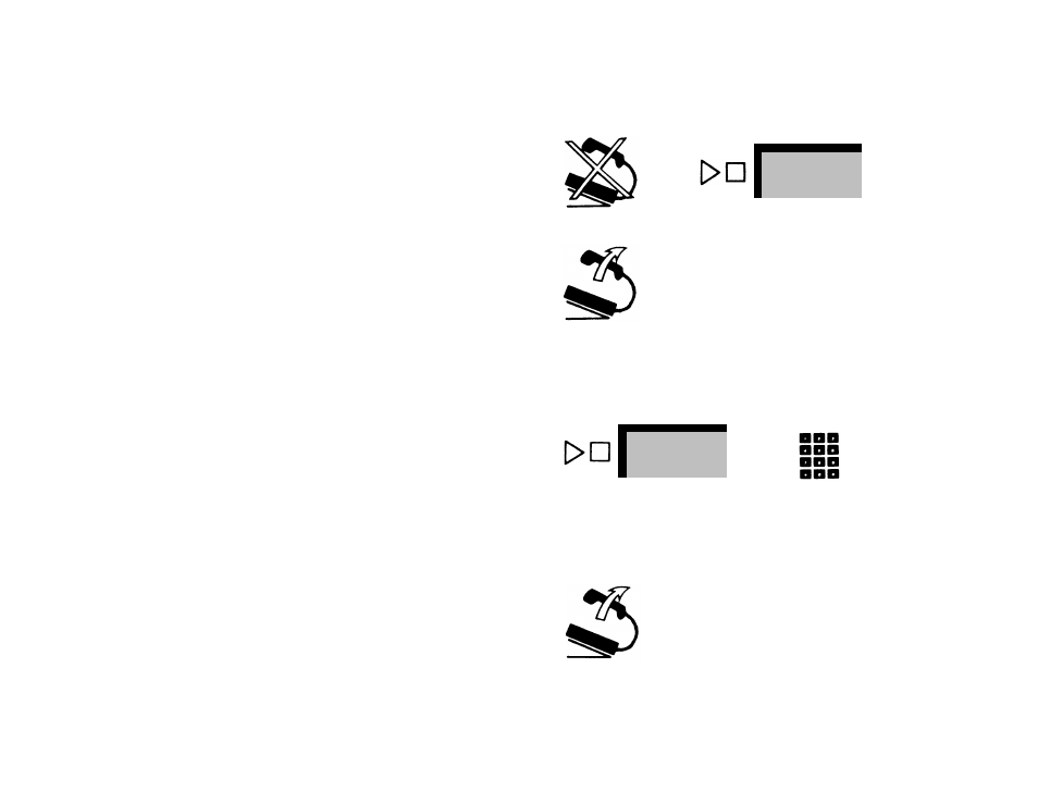 Line request, Answering an outside call, Placing an intercom call | Answering an intercom call | AT&T 410 820 User Manual | Page 6 / 26