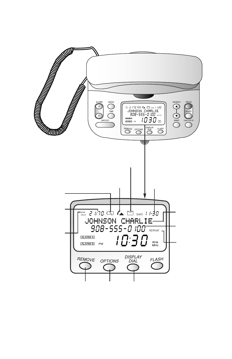 Caller id operation | AT&T 360 User Manual | Page 10 / 19