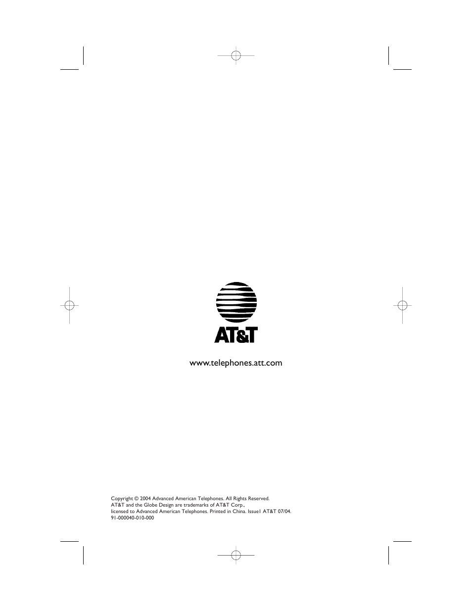 AT&T E2120 User Manual | Page 32 / 32