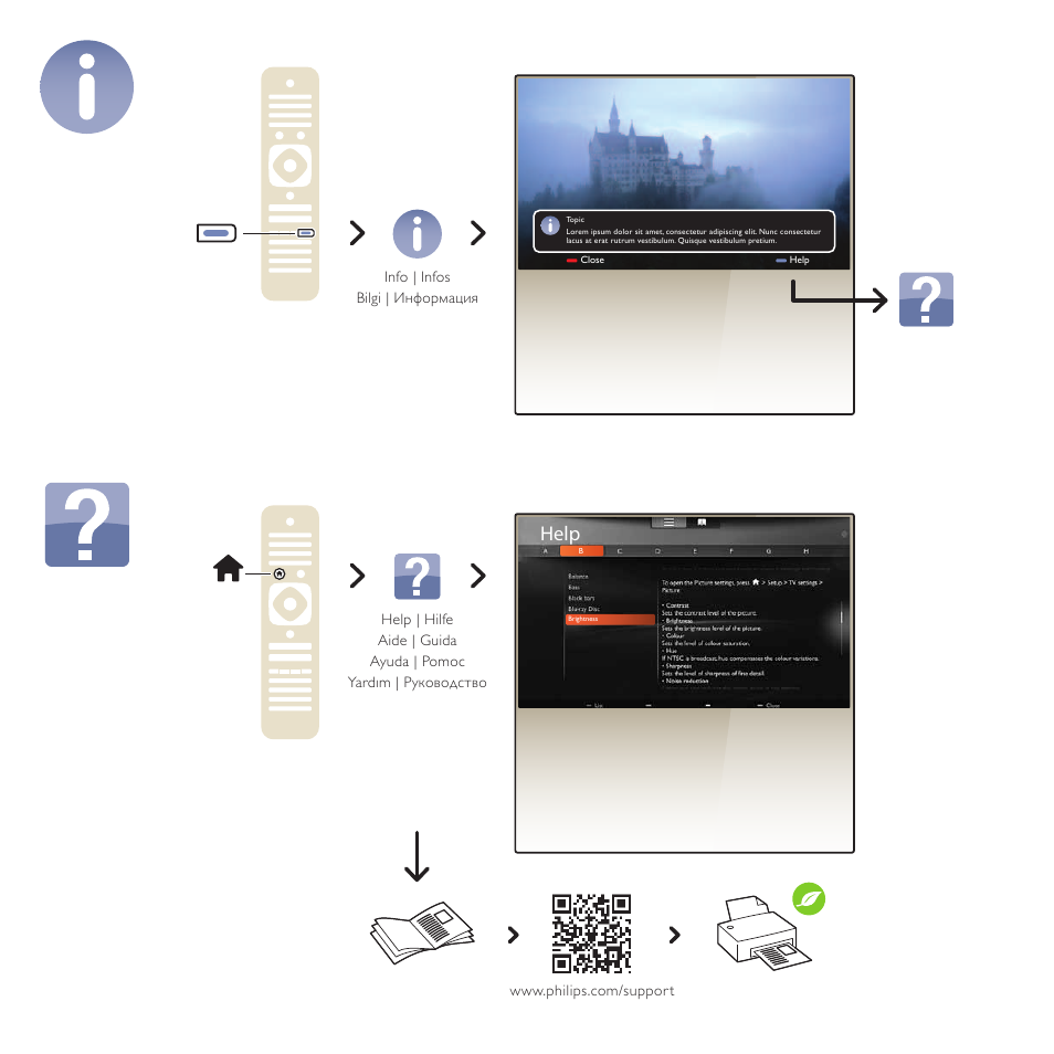 Help | Philips DesignLine Smart TV Edge LED 3D User Manual | Page 9 / 10