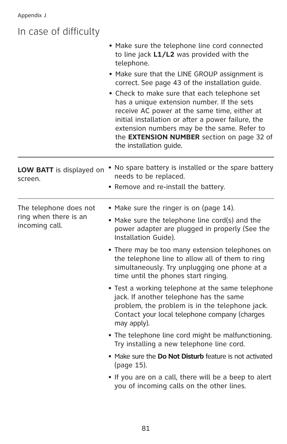 AT&T 1070 User Manual | Page 67 / 74