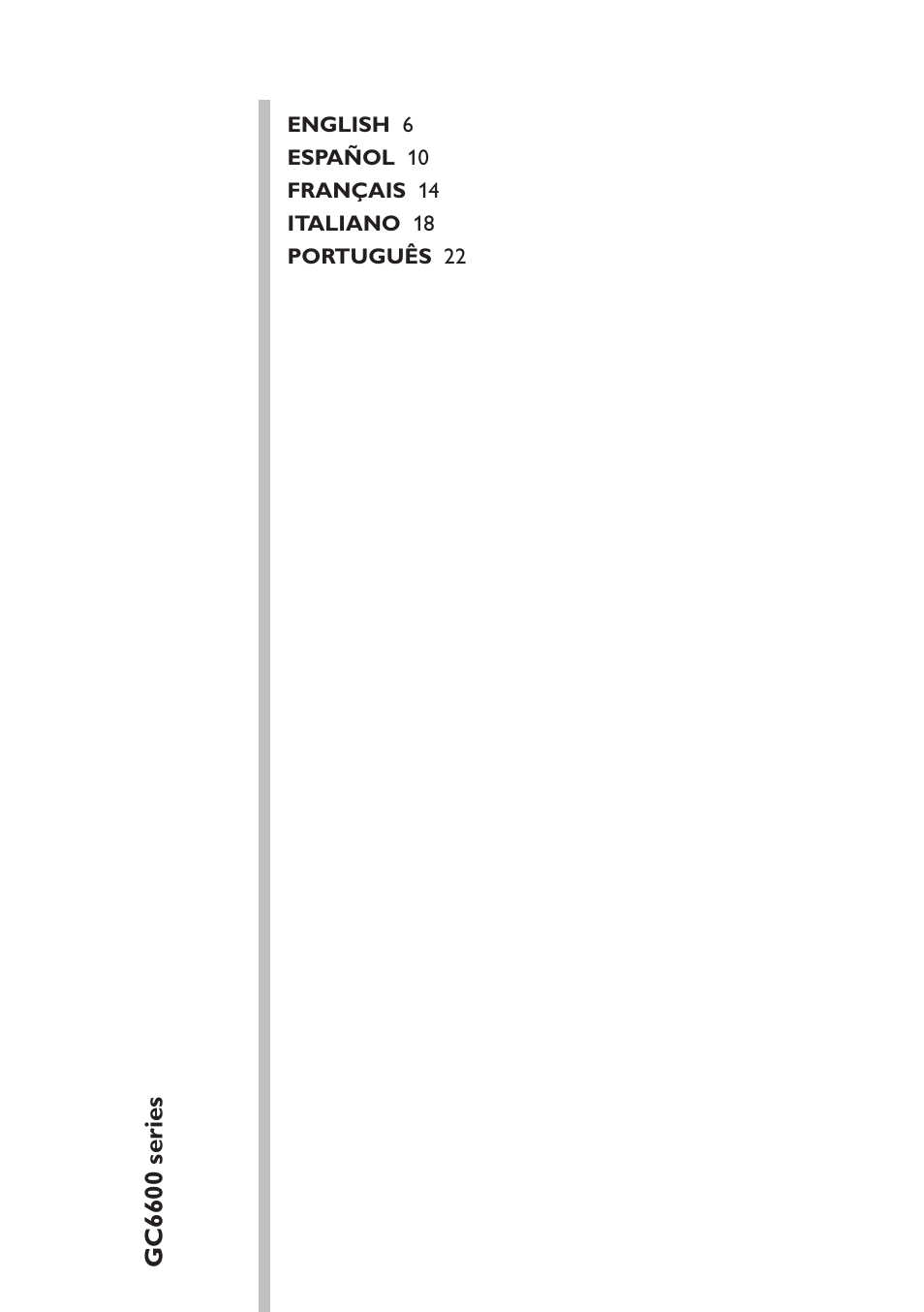 Table of content | Philips Centrale vapeur User Manual | Page 5 / 28