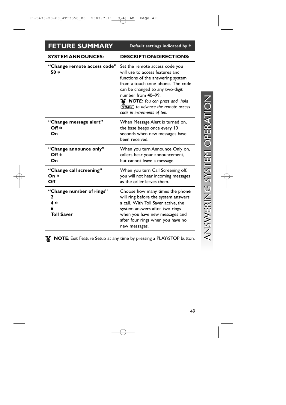 AT&T 3358 User Manual | Page 52 / 72