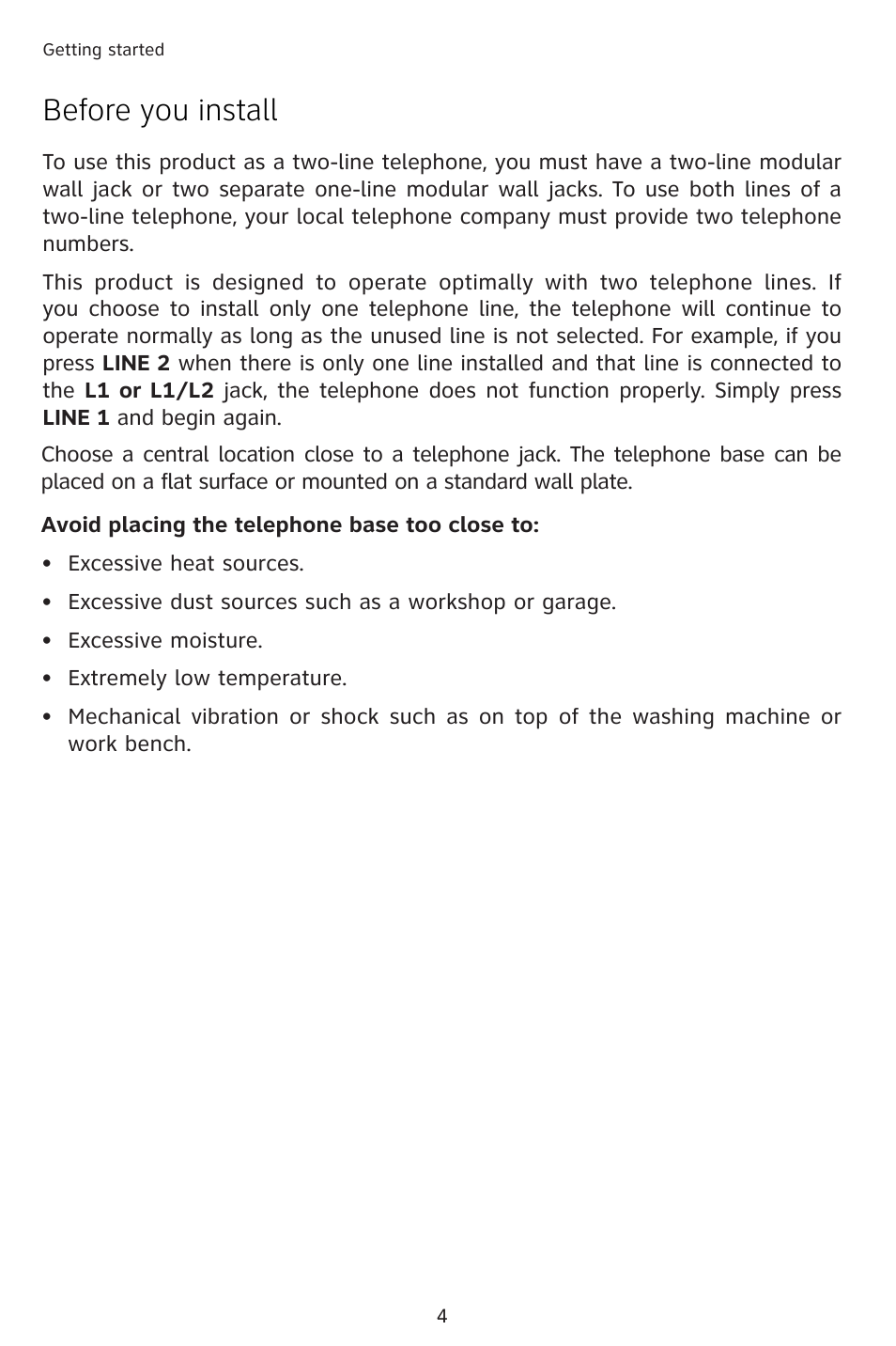 Before you install | AT&T 983 User Manual | Page 7 / 39