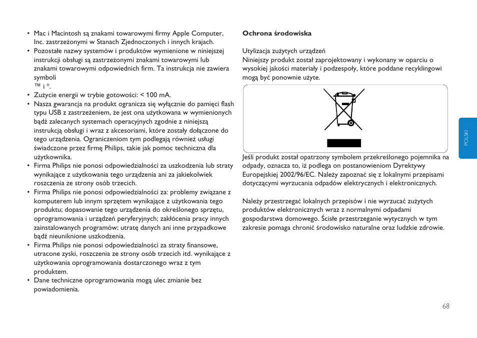 Philips Clé USB User Manual | Page 68 / 98