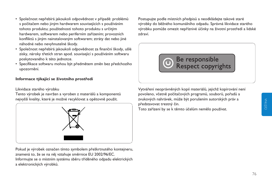 Philips Clé USB User Manual | Page 76 / 98