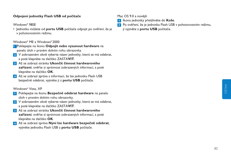 Philips Clé USB User Manual | Page 80 / 98