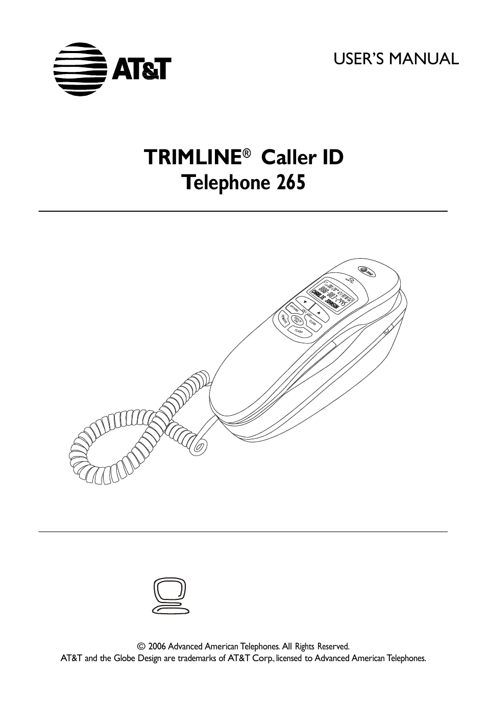 AT&T Trimline 265 User Manual | 36 pages