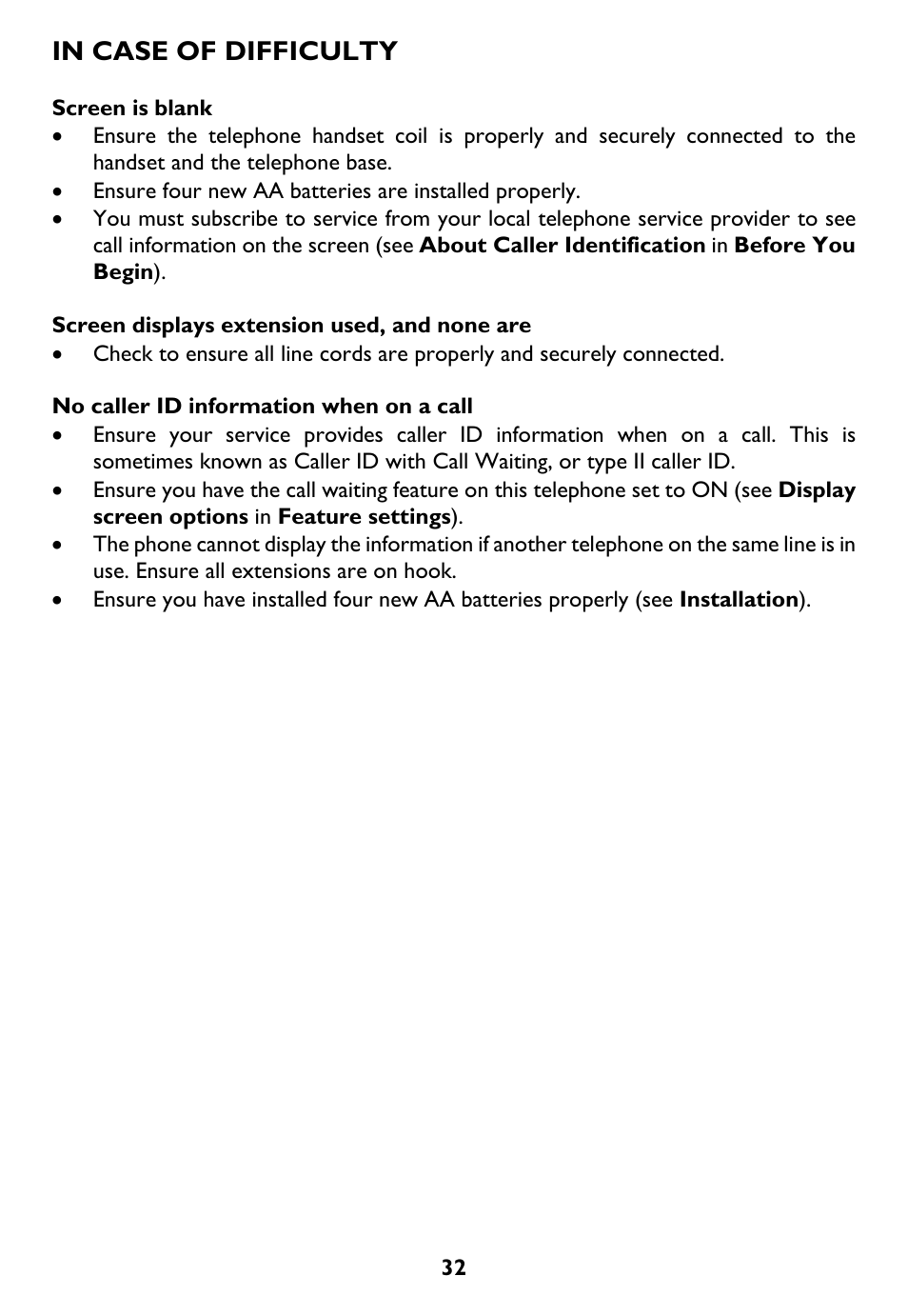 AT&T Trimline 265 User Manual | Page 35 / 36