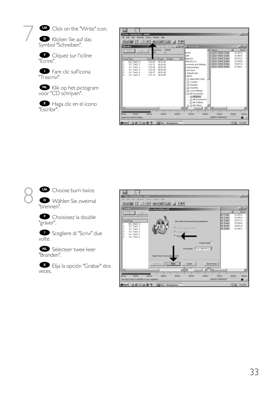 Philips Graveur interne User Manual | Page 33 / 48