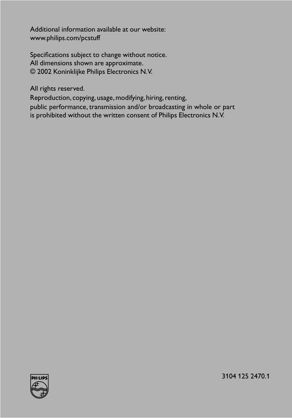 Philips Graveur interne User Manual | Page 48 / 48