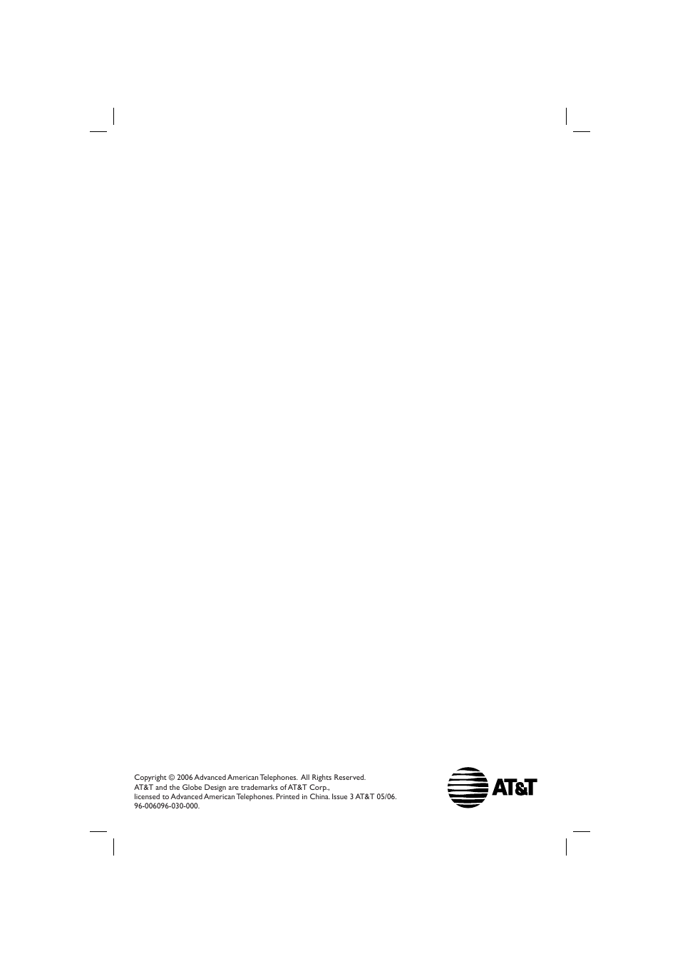 AT&T E1128B User Manual | Page 6 / 6